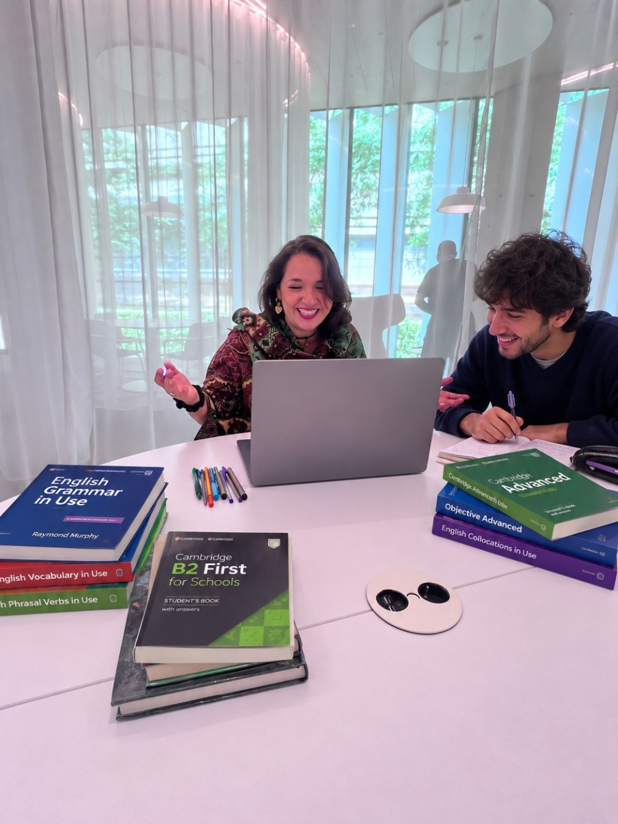 Una conversación de mentoring de inglés uno a uno en InnerTalk